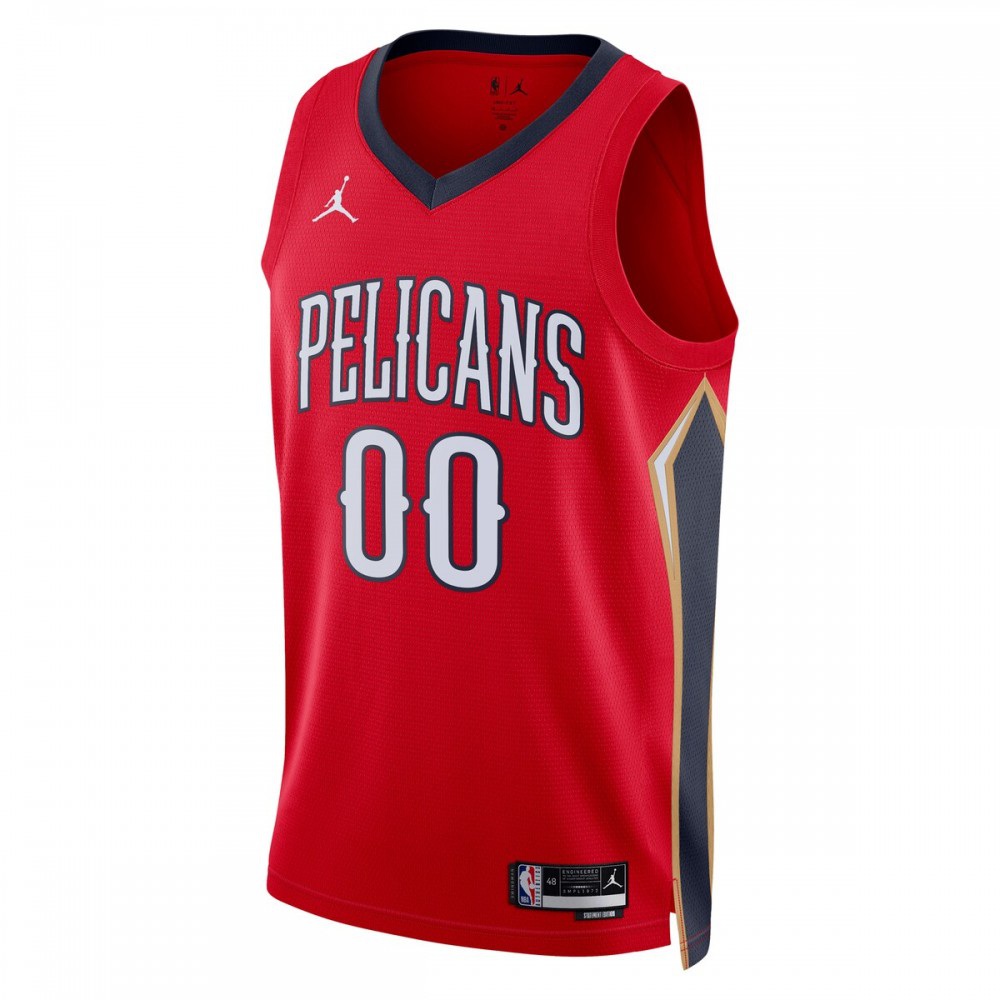 New Orleans Pelicans Jordan Brand Unisex 2022/23 Swingman Custom Jersey - Statement Edition - Red-Pro Kit Vault | Brand New 26/27 Sports Jerseys